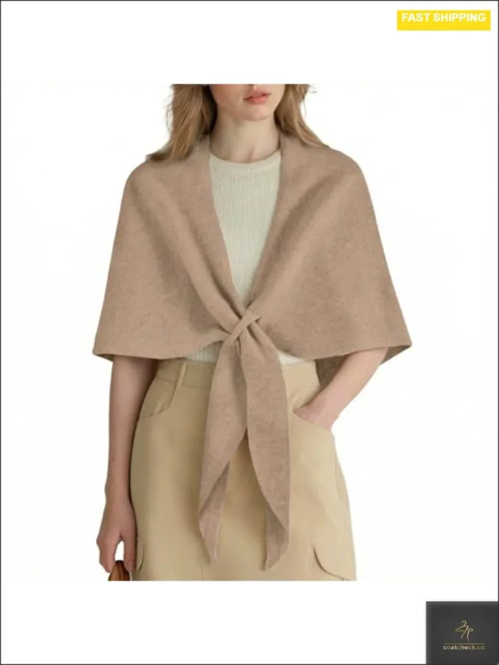 100% Merino Wool Pashmina Shawl Wrap Women Winter Scarf